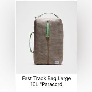 Lululemon Athletica Tan and Green Backpack